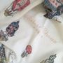 Children's apparel - Illustrated cashmere blanket - ATELIER CHOUX PARIS