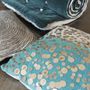 Coussins textile - Coussin en Coton & Jute Tie & Dye Brodé Gipsy - EN FIL D'INDIENNE...