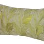Fabric cushions - Embroidered Linen Jungle Cushion - EN FIL D'INDIENNE...
