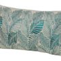 Fabric cushions - Embroidered Linen Jungle Cushion - EN FIL D'INDIENNE...