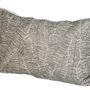 Fabric cushions - Linen cushion Embroidered - Palme - EN FIL D'INDIENNE...