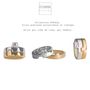 Jewelry - Doamabijoux Puzzle ring, silver and vermeil yellow gold with set stone. - DOAMA BIJOUX