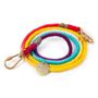 Pet accessories - Rainbow ombre cotton rope dog leash, Adjustable   - FOUND MY ANIMAL