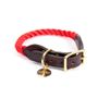 Pet accessories - Red synthetic rope dog leash, Adjustable  - FOUND MY ANIMAL