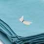 Linge de table textile - Nappe de 3,70m Lin Turquoise - THECOCOONALIST