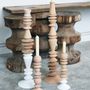 Decorative objects - beech wood candelstick - UN ESPRIT EN PLUS
