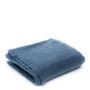 Throw blankets - Mohair Throw, Dark Blue - THECOCOONALIST