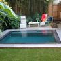 Outdoor pools - U-shaped contemporary swimmingpool surround - ROUVIERE COLLECTION