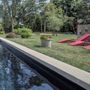 Outdoor pools - Stone look U-shaped coping - ROUVIERE COLLECTION