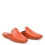 Chaussures - Mules d'Intérieur cuir de cerf, Orange - THECOCOONALIST