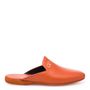 Chaussures - Mules d'Intérieur cuir de cerf, Orange - THECOCOONALIST
