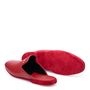 Chaussures - Mules d'Intérieur cuir de cerf, Rouge - THECOCOONALIST