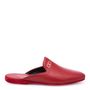 Shoes - Deer Leather Interior Slippers, Red - THECOCOONALIST