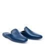 Chaussures - Mules d'Intérieur cuir de cerf, Bleu - THECOCOONALIST
