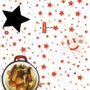 Christmas garlands and baubles - Table cloth digital printing on cotton Made in France - HAPPY OBJETS