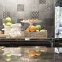 Other wall decoration - glazed lava stone for a restaurant counter and walls WALL DECORATION - MADE A MANO - ROSARIO PARRINELLO