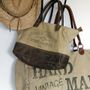 Sacs et cabas - Recycled leather cotton bags - N&V LIVING STYLE & HOME