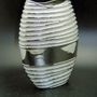 Vases - vase céramique 30X20X10 cm "spirale".  - COZIC