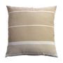 Fabric cushions - Pillow and Square cushion 40 x 40 cm and 60 x 60 cm white and beige CB3 - FOUTA FUTEE
