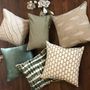 Fabric cushions - Forest Crimp Cushion Cover - THE INDIAN PICK