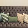 Fabric cushions - Harmonious Verdant Cushion Cover - THE INDIAN PICK