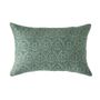 Fabric cushions - Harmonious Verdant Cushion Cover - THE INDIAN PICK