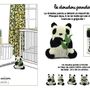 Soft toy - The Panda comforter - LA DROGUERIE IDÉES DE SAISON