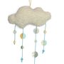 Objets de décoration - Le mobile nuage et sa petite guirlande - LA DROGUERIE IDÉES DE SAISON