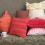 Fabric cushions - Fringed Floret Cushion Cover - THE INDIAN PICK