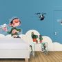 Children's bedrooms - Bed headboard - bedside table - Coat rack - ART TO PRINT