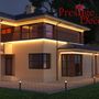 Garden built-in lighting  - Prestige Decor LED facade mouldings - ELITE DECOR INDUSTRY