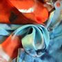 Foulards et écharpes - Foulard 100% Soie/JE Artist Abstract Colour Silk Scarf  - JOURNEY TO THE EAST ART GALLERY