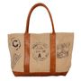 Bags and totes - Recycled leather cotton bags - N&V LIVING STYLE & HOME