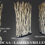 Unique pieces - WHITE VINES (with or without lamp   - DCAA