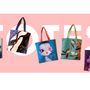 Bags and totes - Canvas Tote Bag/Sac Fourre-tout - JOURNEY TO THE EAST ART GALLERY