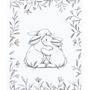 Autres décorations murales - Affiche encadrée Love bunnies - LILIPINSO