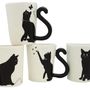 Coffee and tea - Cat's Meow Silhouette decoration - APPELATIONS D'ORIGINE CONTEMPORAINE