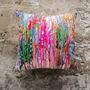 Coussins textile - Coussin "MULTI DRIPPING N°1" by PAPA MESK - ARTPILO