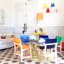 Tables et chaises pour enfant - Petit mobilier chaise toile couleur Chaise Mario - HAPPY OBJETS