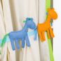 Cadeaux - zippy horse - curtain tie backs - MAYABEE