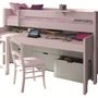 Beds - Rolling desk and drawers box for raised bed (option) - MATHY BY BOLS