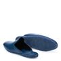 Shoes - Deer Leather Interior Slippers, Blue - THECOCOONALIST