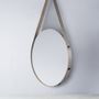 Bathroom mirrors - LEATHER MIRRORS & LIGHTING - RABITTI1969 BY GIOBAGNARA