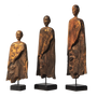 Sculptures, statuettes and miniatures - SET OF 3 CHARACTERS - MIRAL DECO