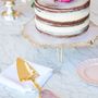 Trays - Torta Cake Plate- Quartz  - ANNA NEW YORK