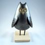 Sculptures, statuettes and miniatures - Ceramic owl Owley - BLEU CALADE