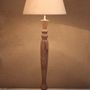 Floor lamps - Wooden Conical Lamp - CHEHOMA