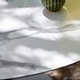 Dining Tables - Dining table KOROL diam.120 cm glass top - SIFAS