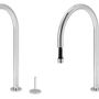 Kitchen taps - Plug | Kitchen mixer with extractable frother - RVB