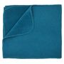 Throw blankets - Couverture en polaire bleue chinée Oeko-Tex - LUCIOLE ET CIE